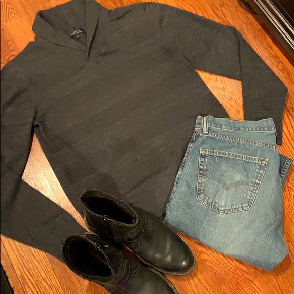 Men’s Marc Anthony High Neck Knit Top Size Large - Picture 2 of 8